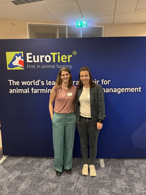 Dr. Katharina Schrapers and Dr. Julia Rosendahl at the EuroTier 2026 press reception