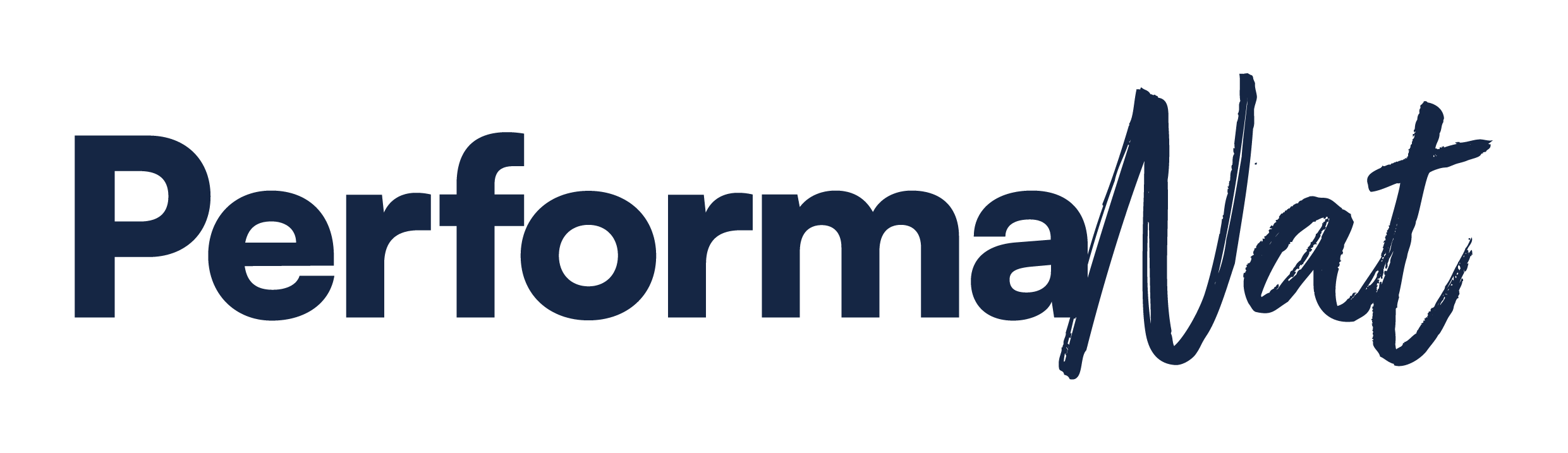 PerformaNat Logo in Dunkelblau